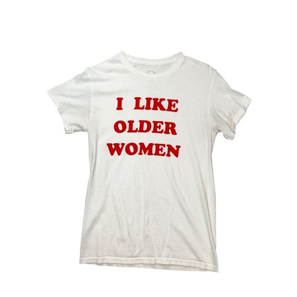 Danny Duncan Unisex "I Like Older Women" White T-Shirt Size S Graphic Tee - Picture 1 of 4